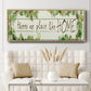 No Place Like Home - Floater Framed Canvas Print
