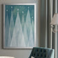 Mod Evergreens II - Modern Framed Canvas Print