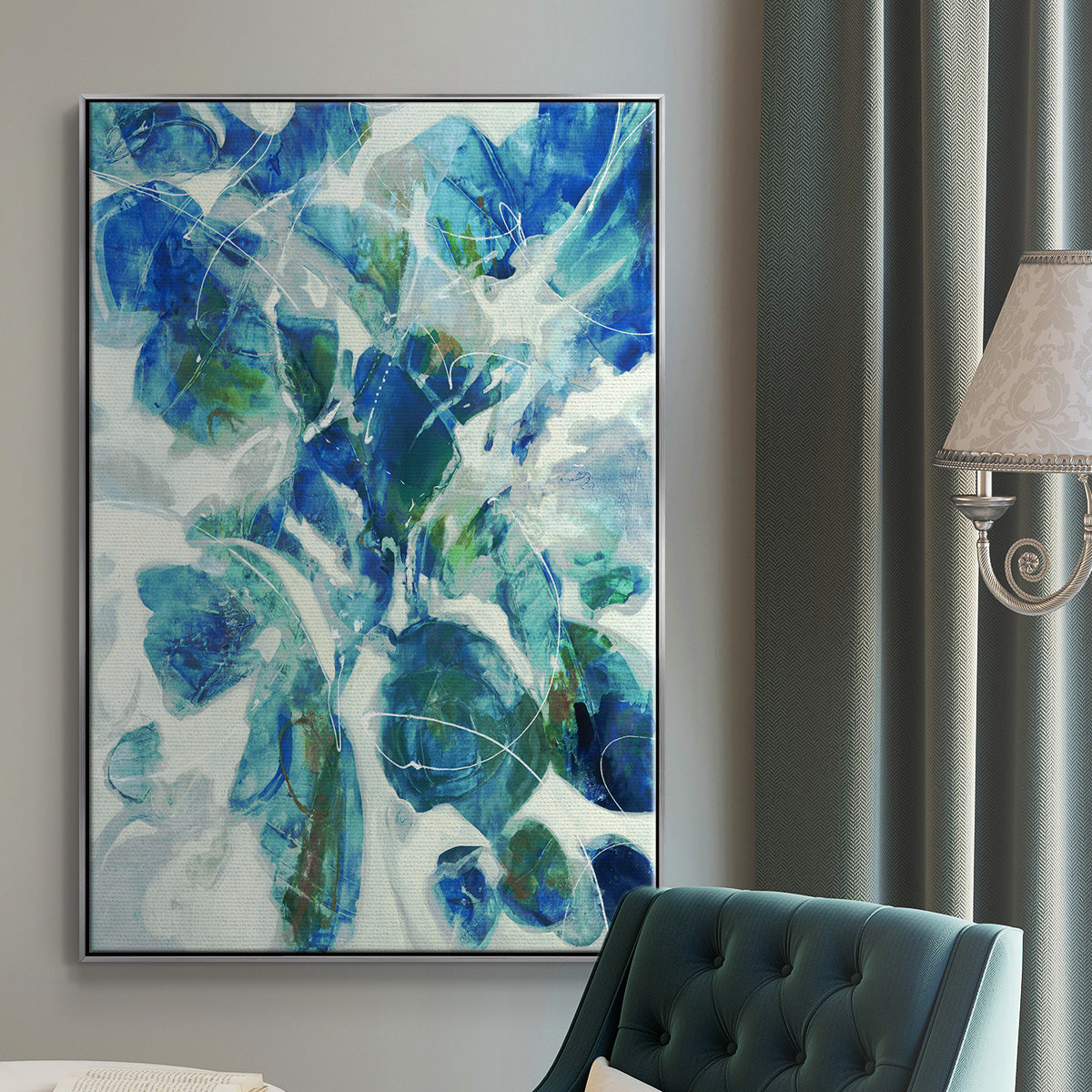 Winding Road -  Framed Canvas Print