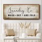 Laundry Co. - Floater Framed Canvas Print