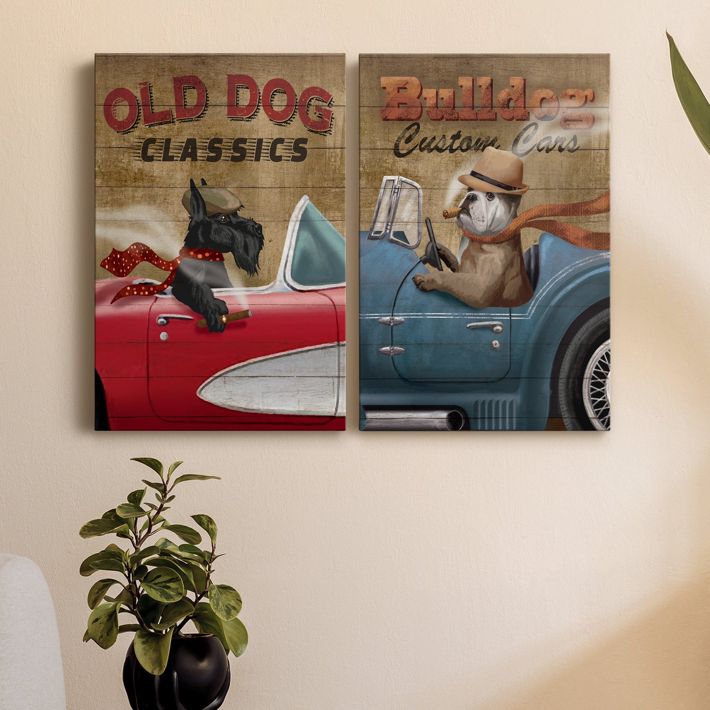 Old Dog Classics Premium Gallery Wrapped Canvas - Ready to Hang