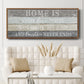 Home Is Where - Floater Framed Canvas Print