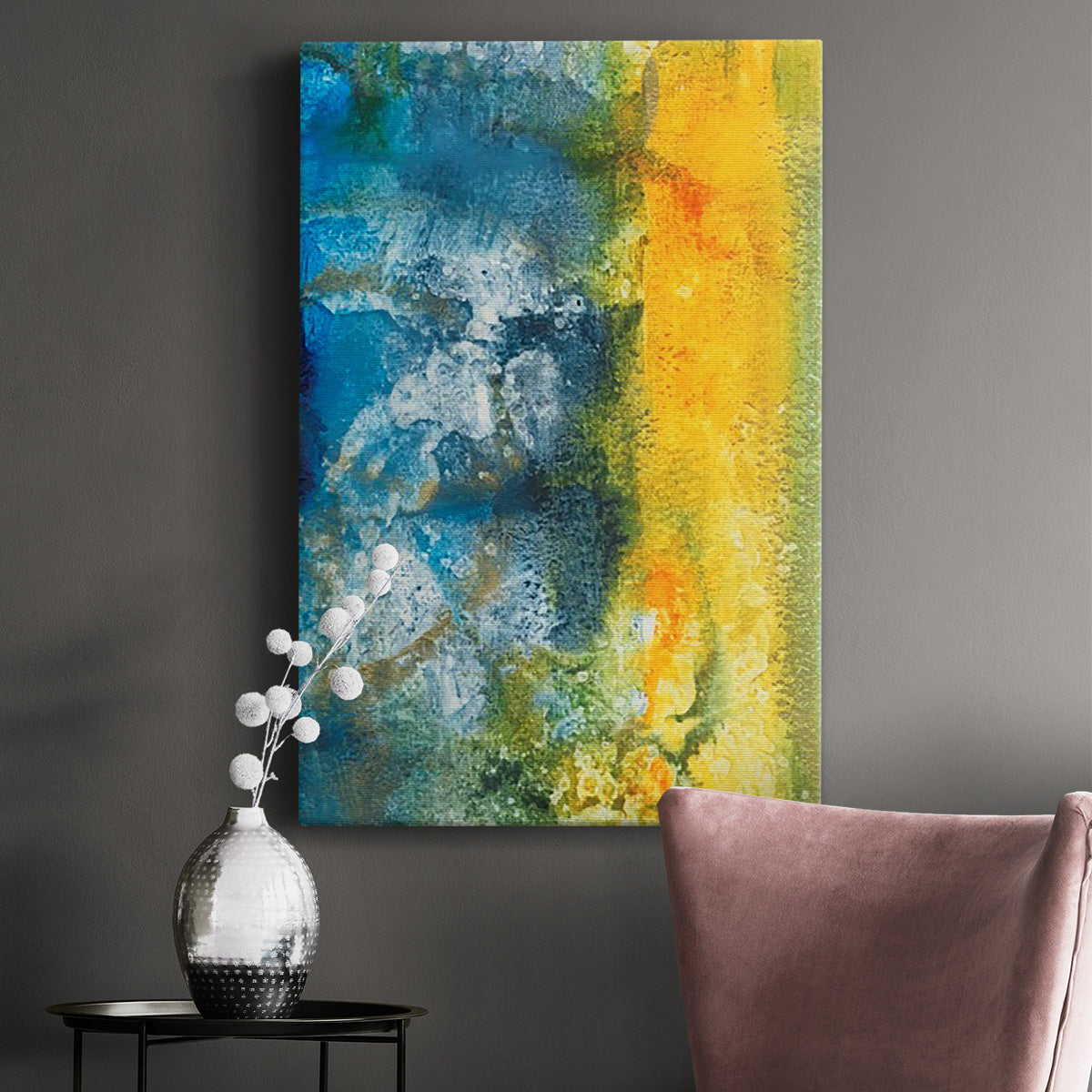 Aquatic Energy II Premium Gallery Wrapped Canvas - Ready to Hang