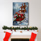 Santa's Sleigh - Gallery Wrapped Canvas