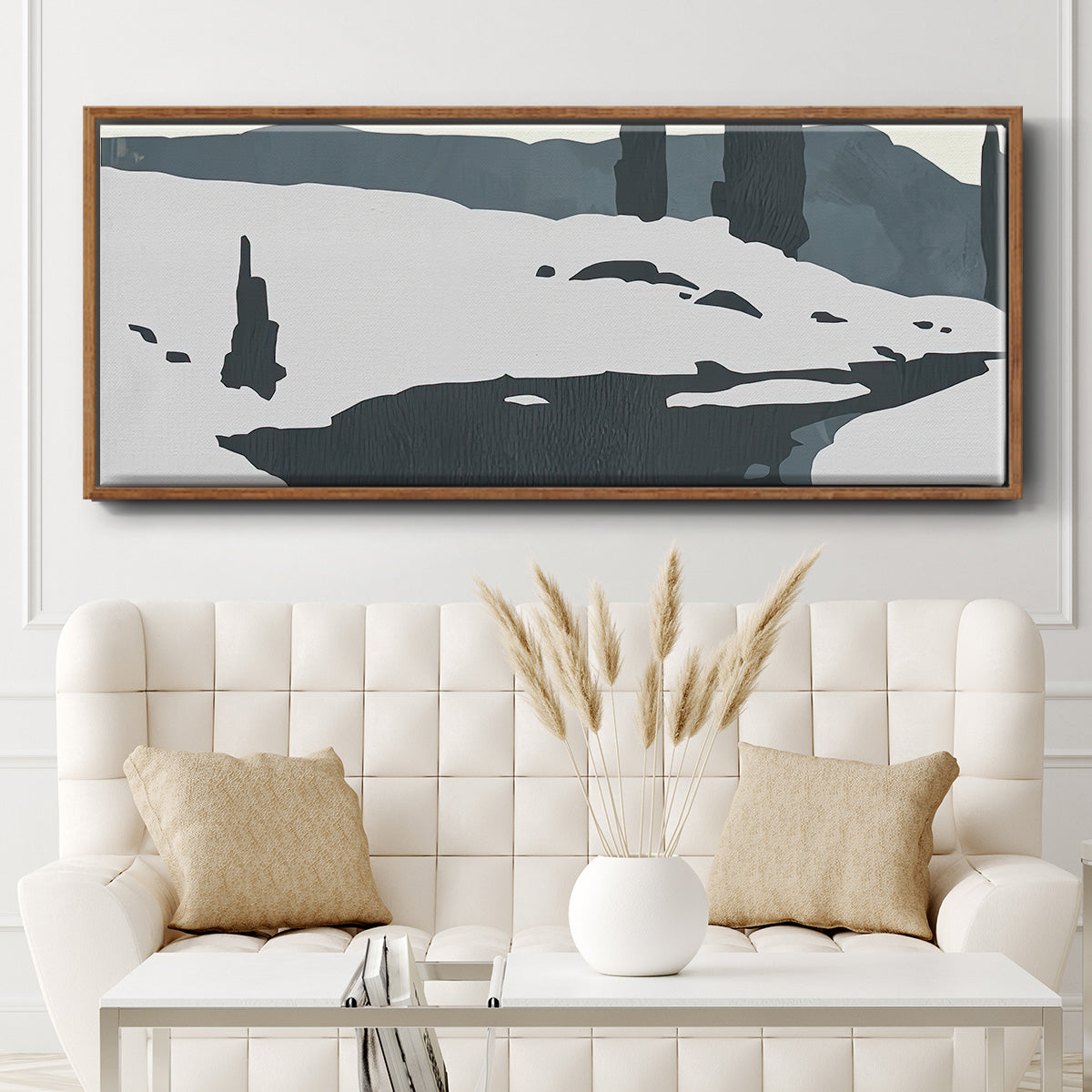Cutter Island II - Floater Framed Canvas Print