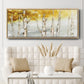 Golden Trees - Floater Framed Canvas Print