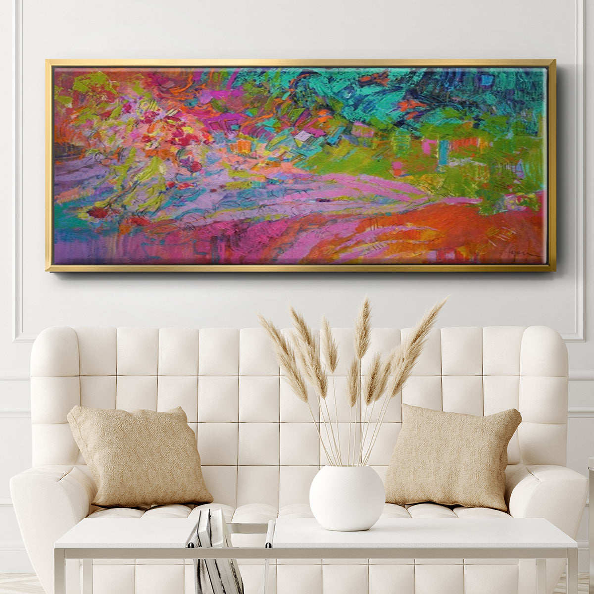 Passion Diva - Floater Framed Canvas Print
