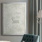 Chase the Sun - Modern Framed Canvas Print