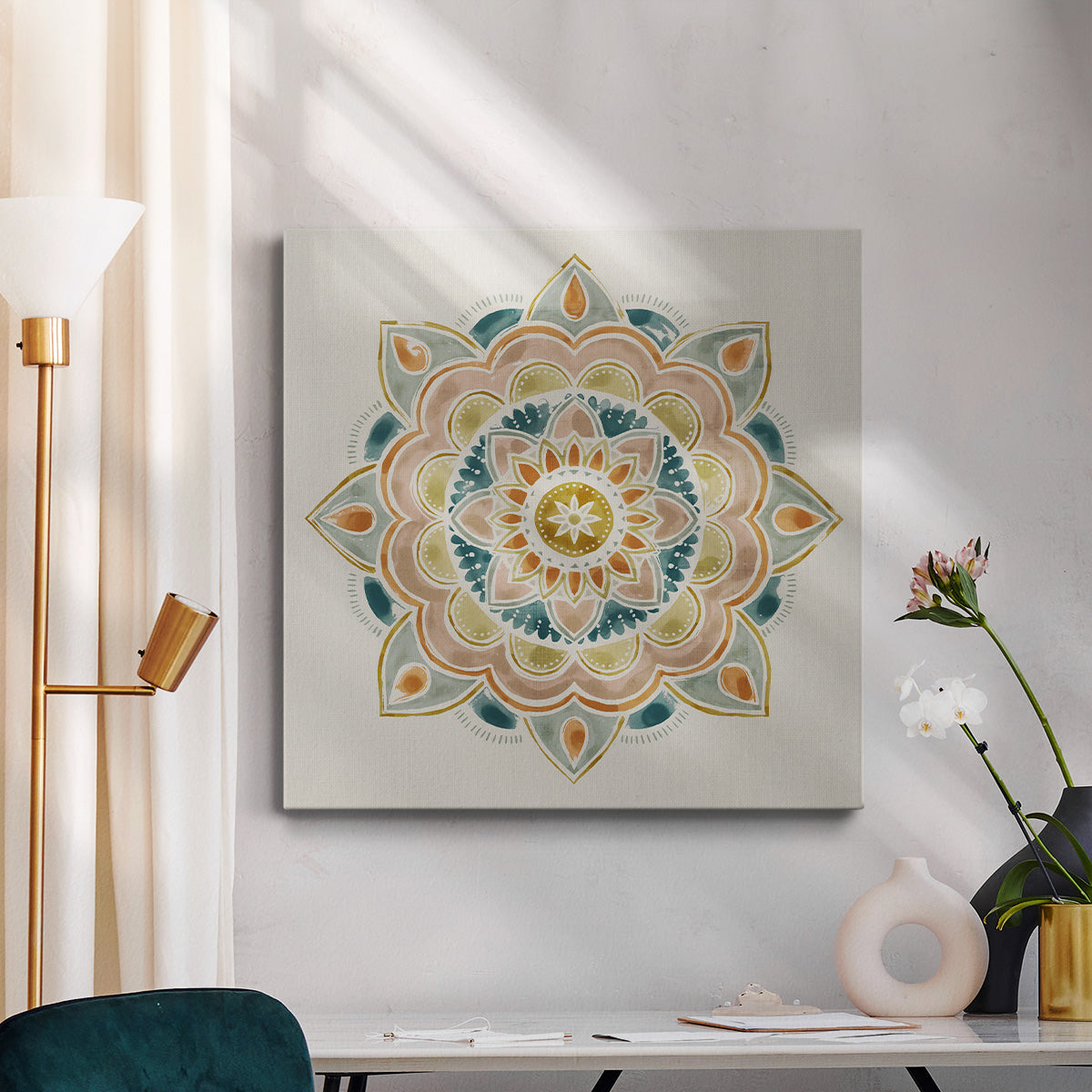 Summer Mandala I - Canvas Art Print