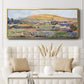 The Mount Riboudet in Rouen at Spring, 1872 - Floater Framed Canvas Print