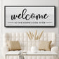 Welcome Ever After - Floater Framed Canvas Print