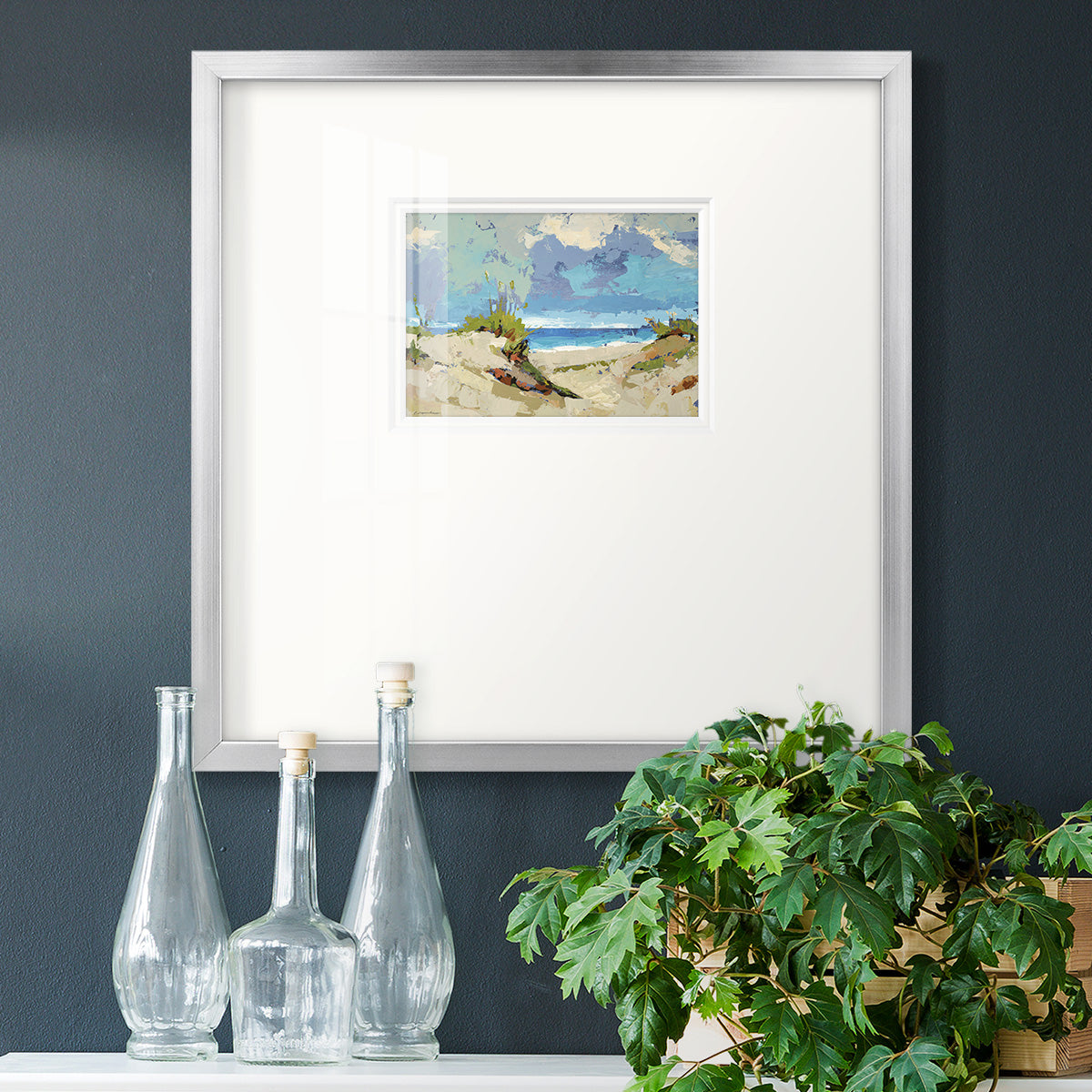 Dunes II- Premium Framed Print Double Matboard