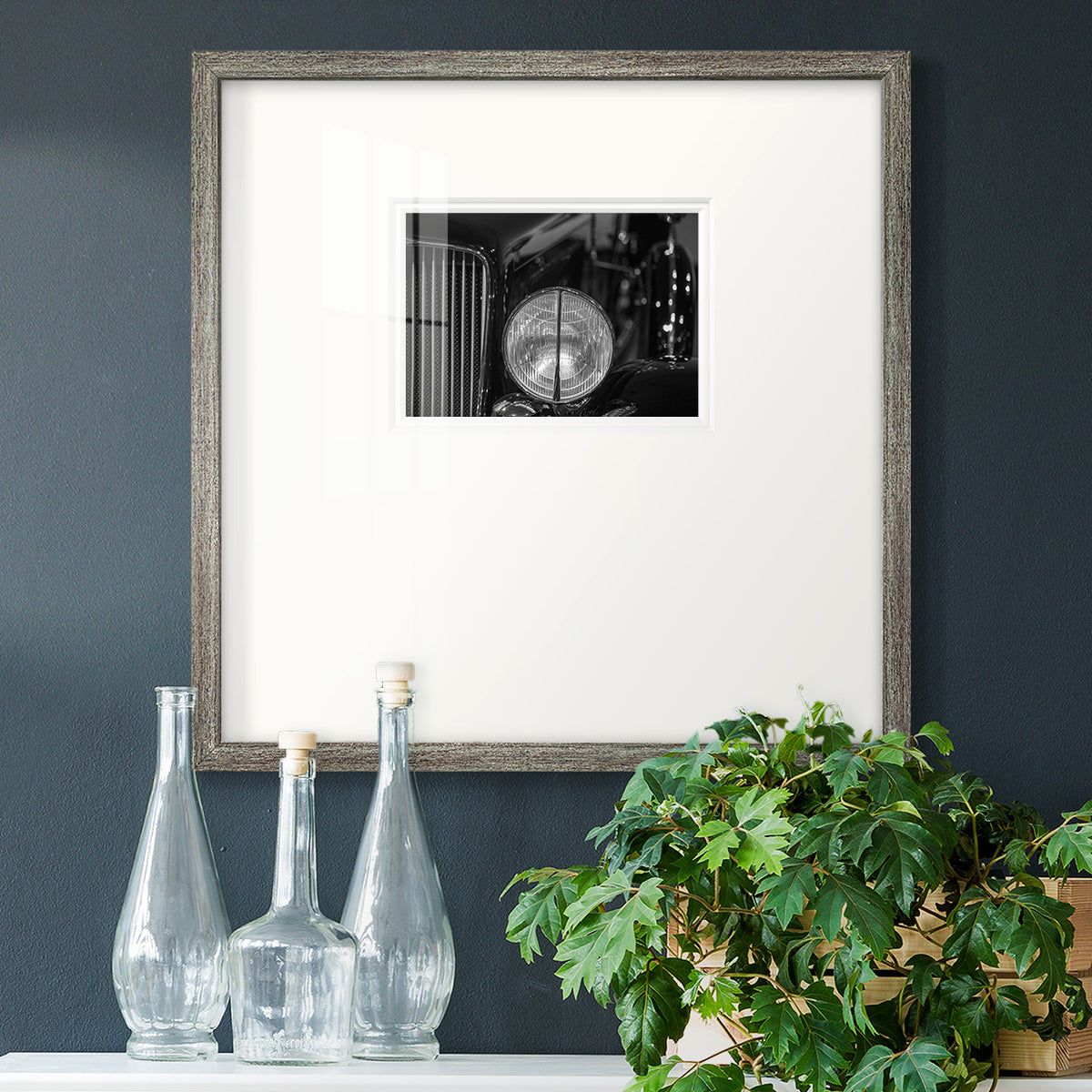 Vroom III- Premium Framed Print Double Matboard