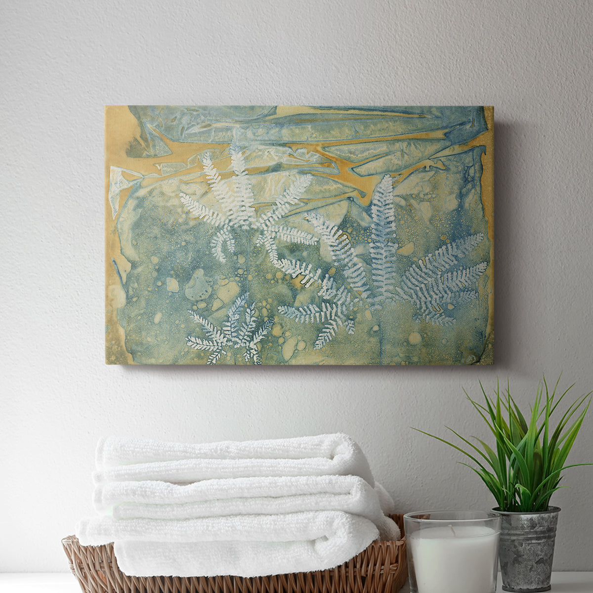 Floating Ferns - Canvas Art Print