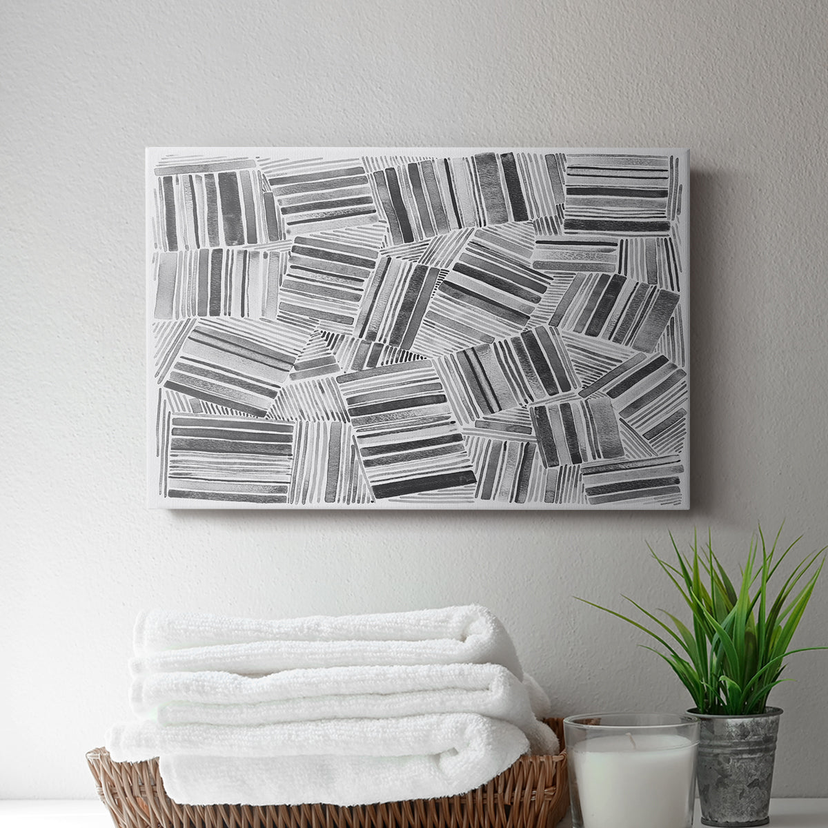 Quilted Pattern III - Canvas Art Print