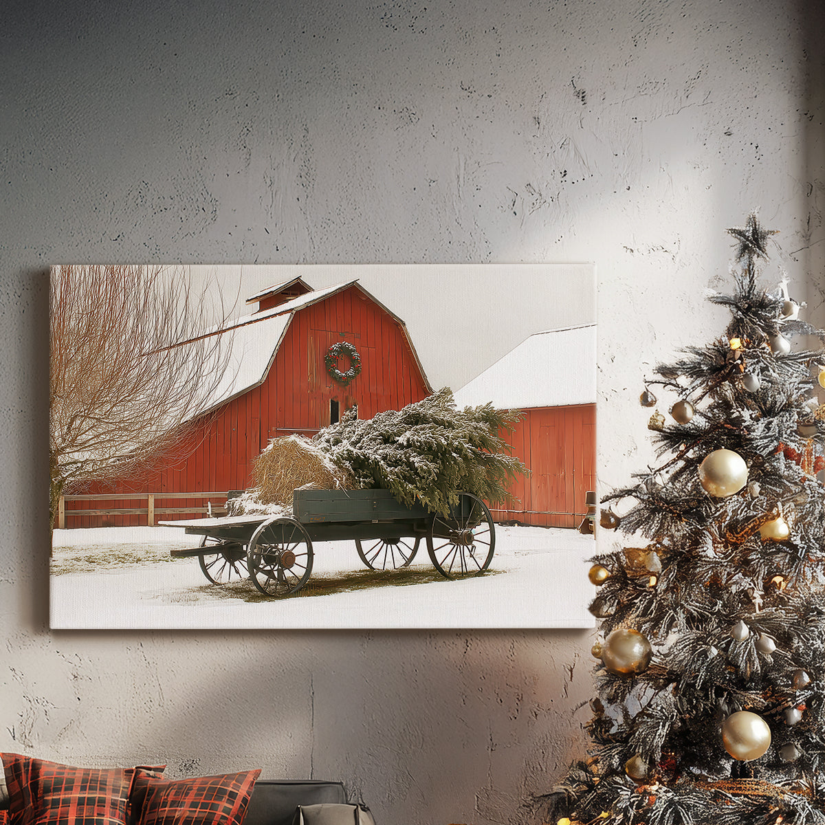 Golden Whisper of Midwinter - Canvas Art Print