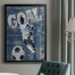 Goal Scorer - Modern Framed Canvas Print