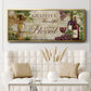 Grateful Wine - Floater Framed Canvas Print