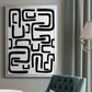 Shuffle II - Modern Framed Canvas Print