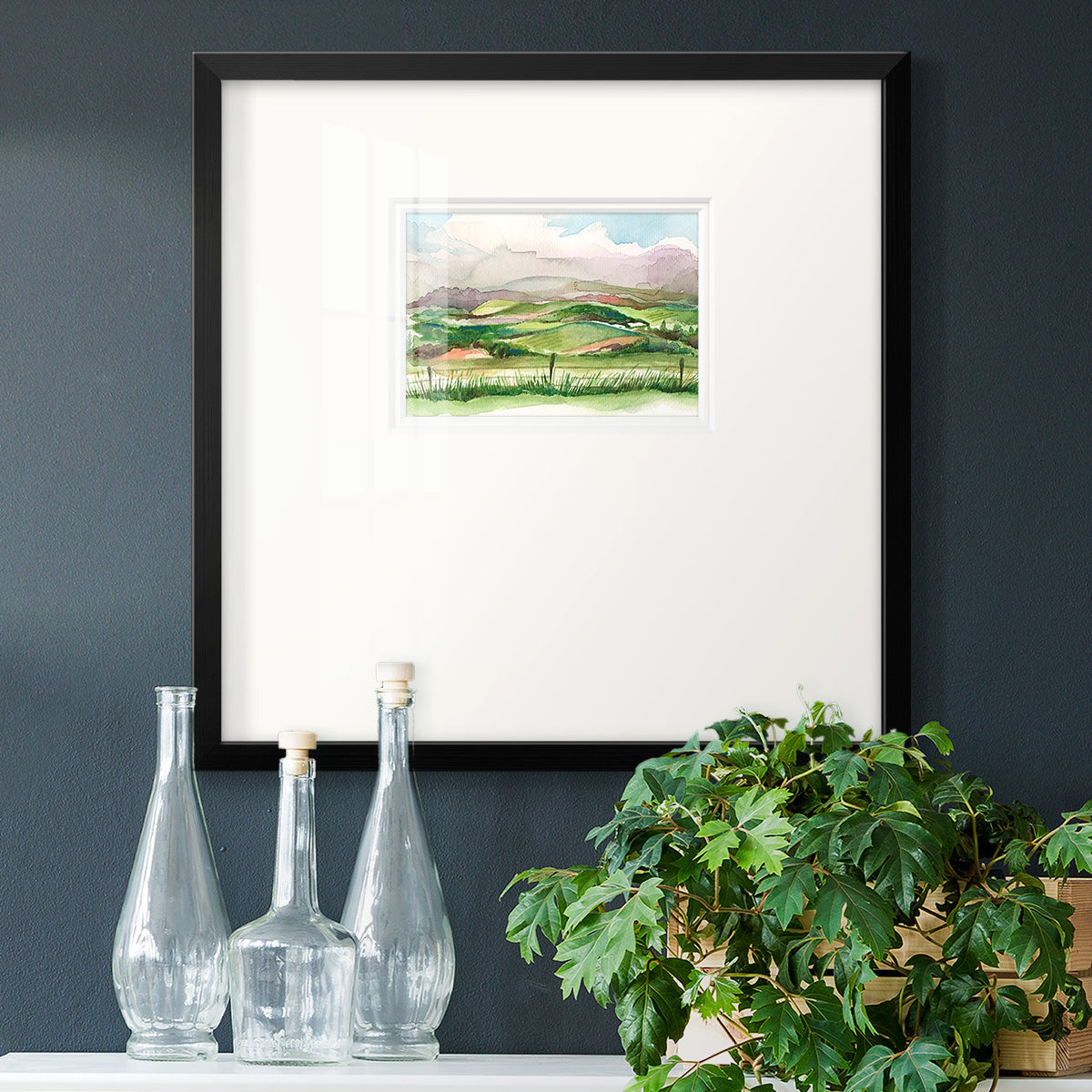 Bennachie Rain II Premium Framed Print Double Matboard