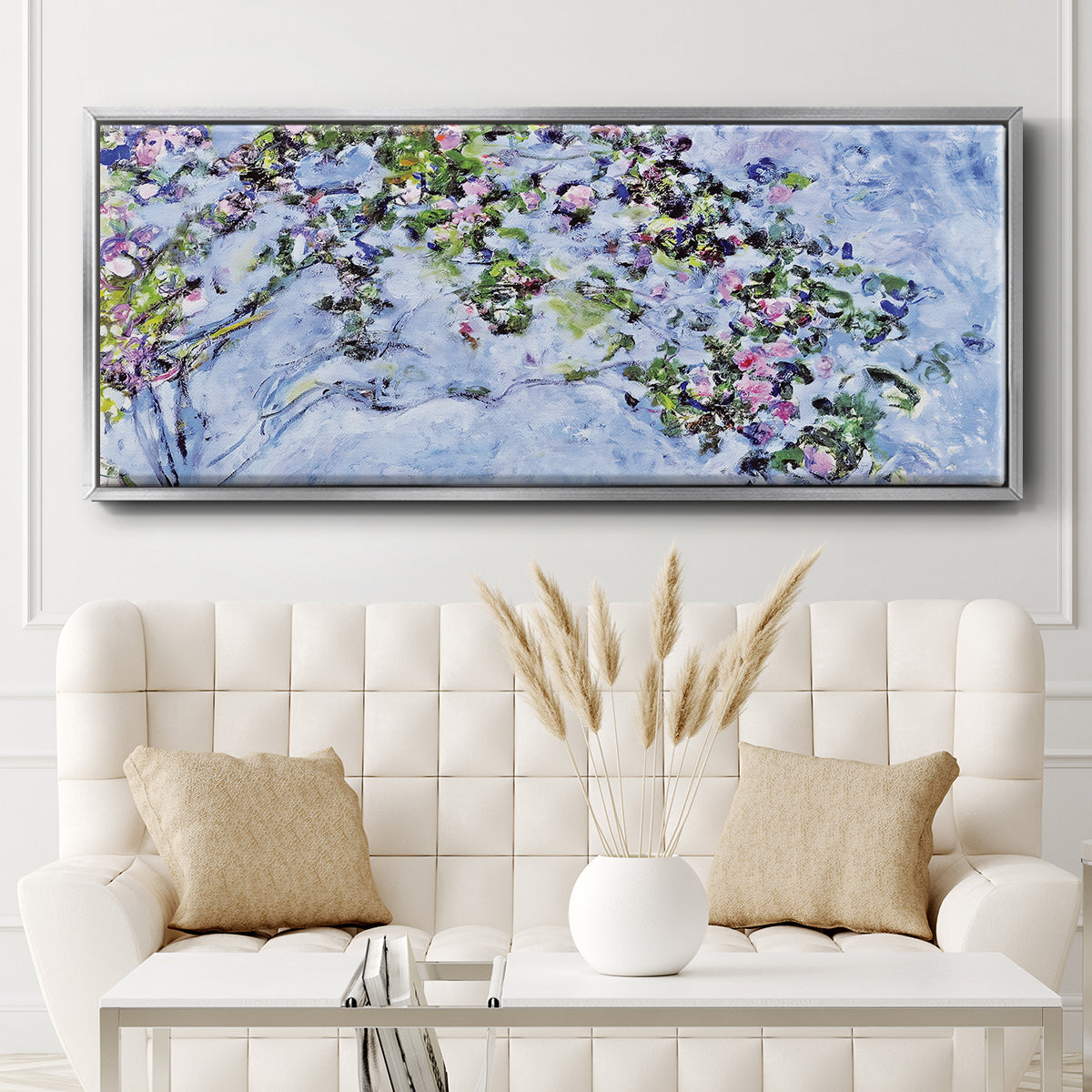 The Rose Bush, 1925 - Floater Framed Canvas Print