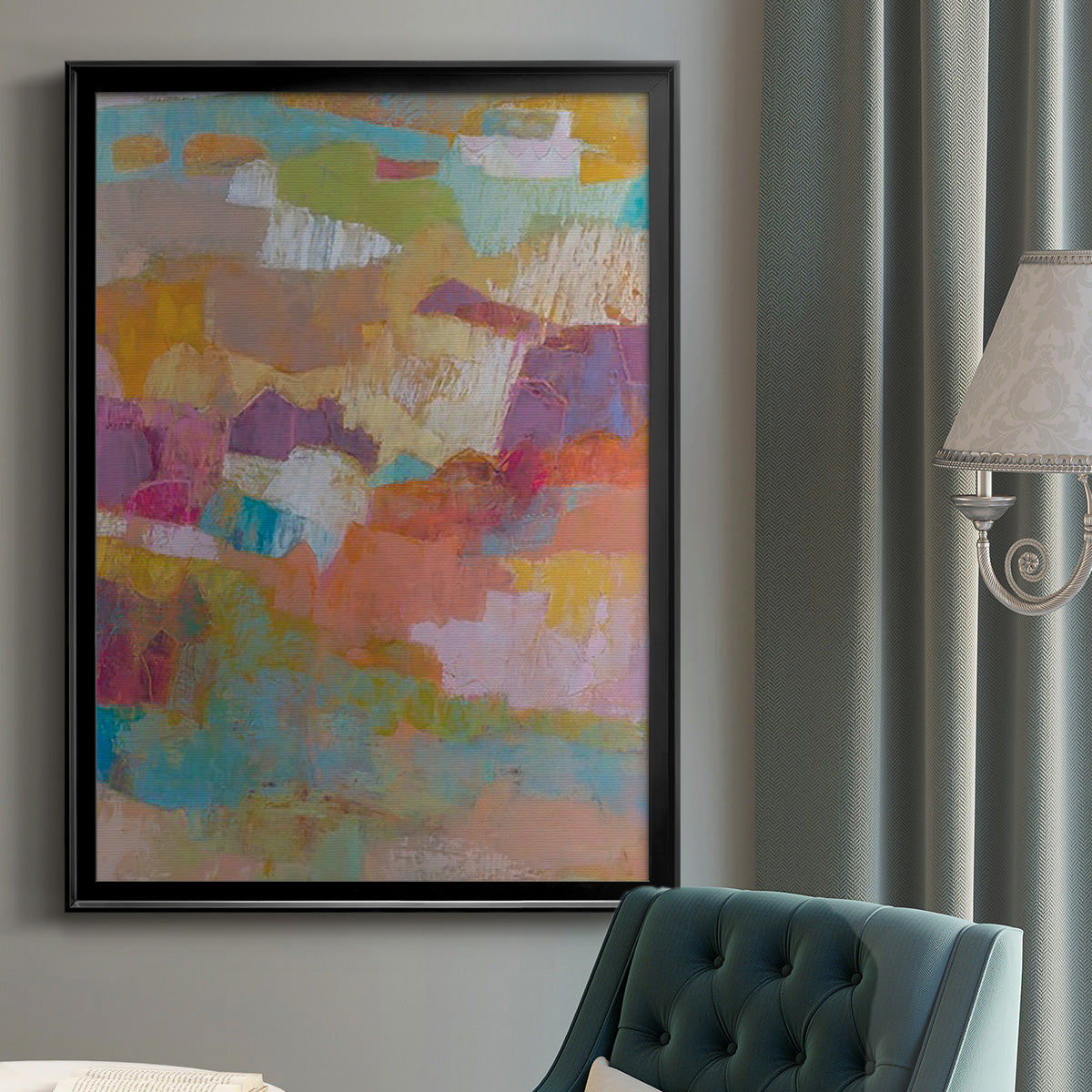 Kindill II - Modern Framed Canvas Print