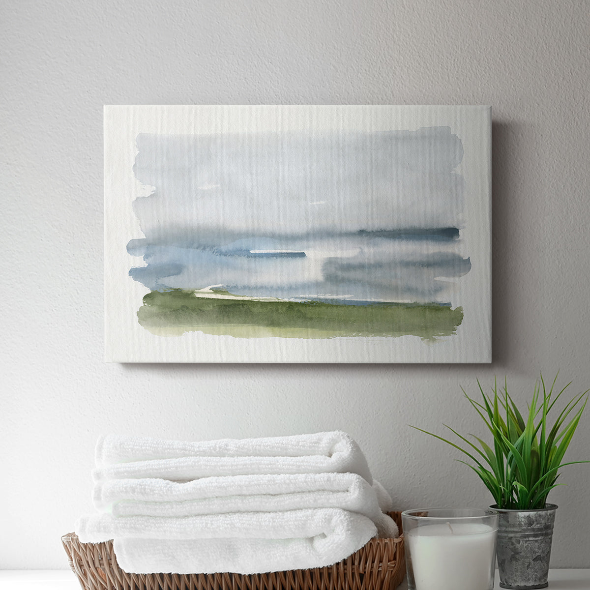 Coastline Splash II - Canvas Art Print