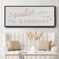 Scatter Kindness - Floater Framed Canvas Print