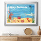 Cute Sea Creatures I - Modern Framed Art Print