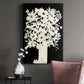 Floral Silhouette - Canvas Art Print