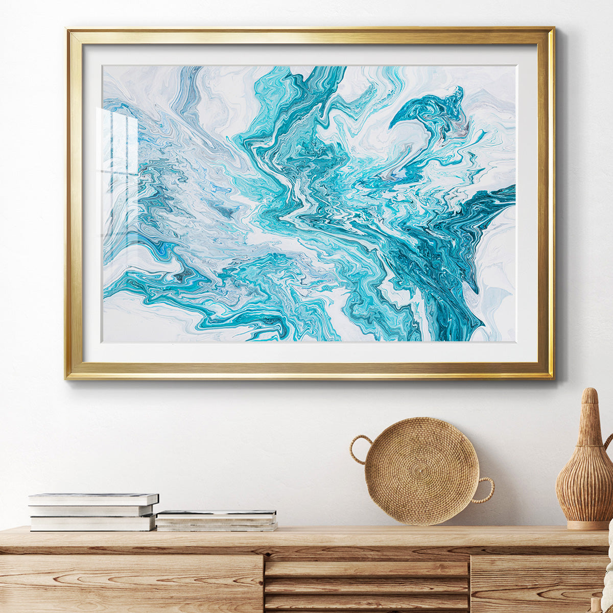 Tide Pool - Modern Framed Art Print