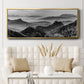 Mountains of the Great Wall - Floater Framed Canvas Print