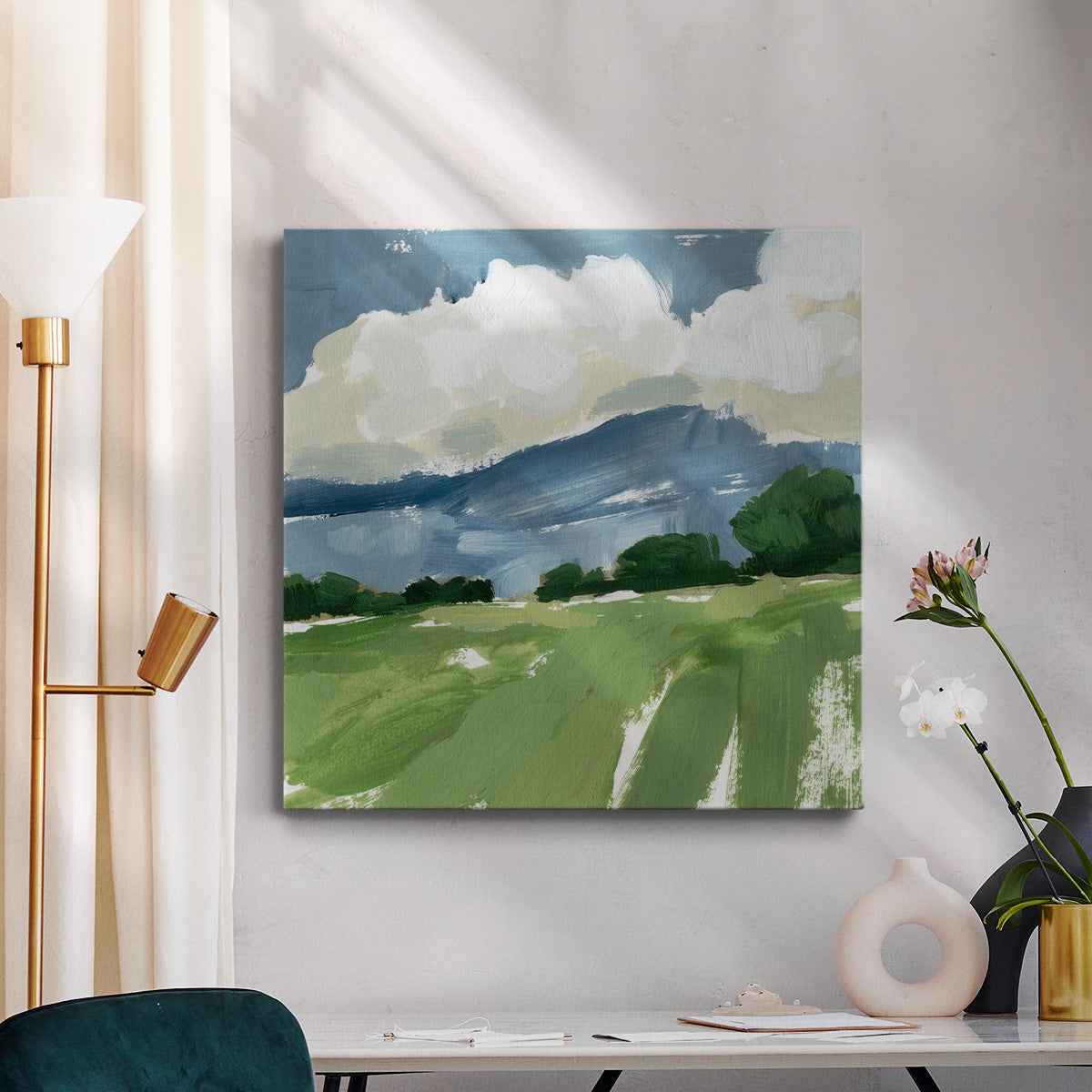 Spring Meadow Study IV-Premium Gallery Wrapped Canvas - Ready to Hang