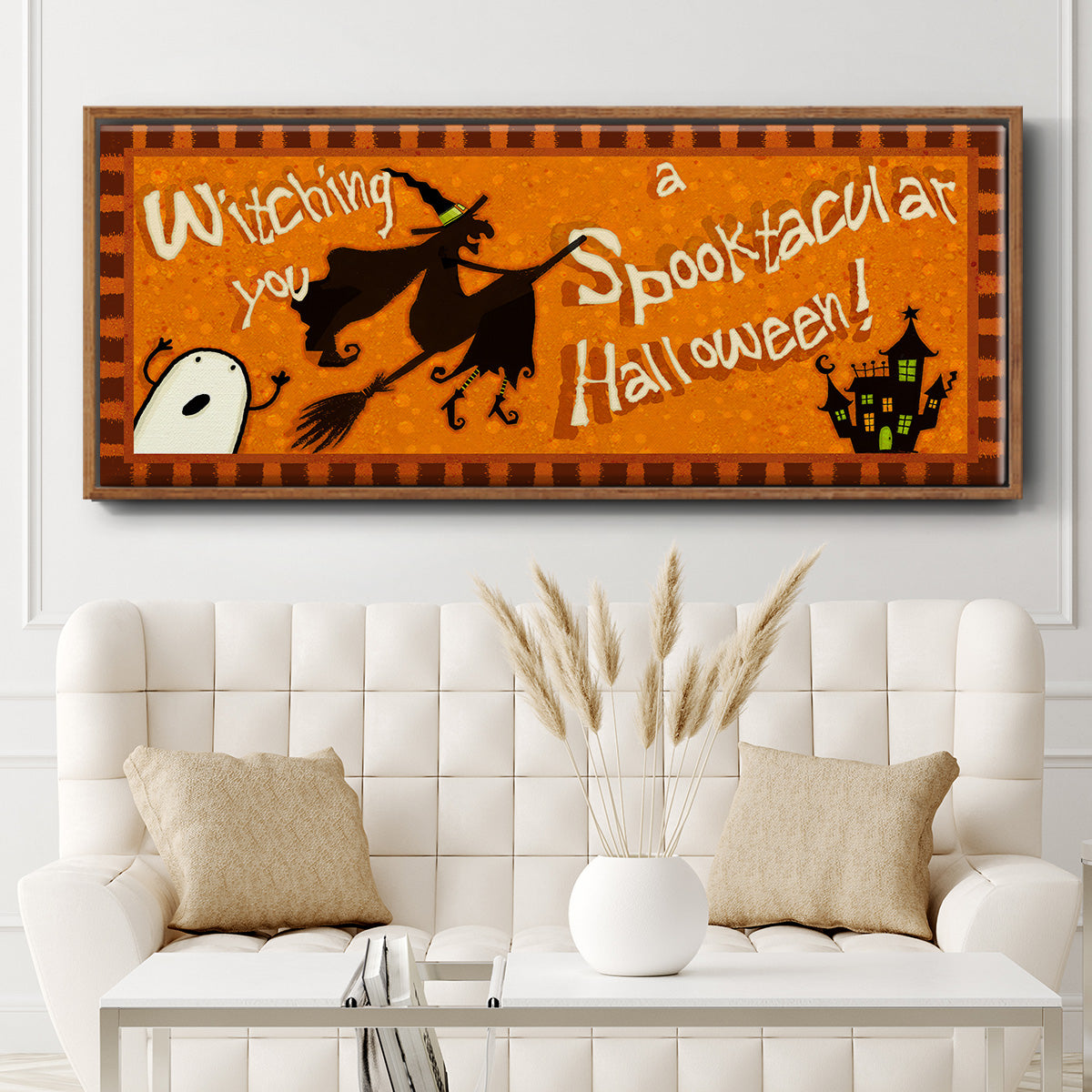 Spooktacular Collection D - Floater Framed Canvas Print
