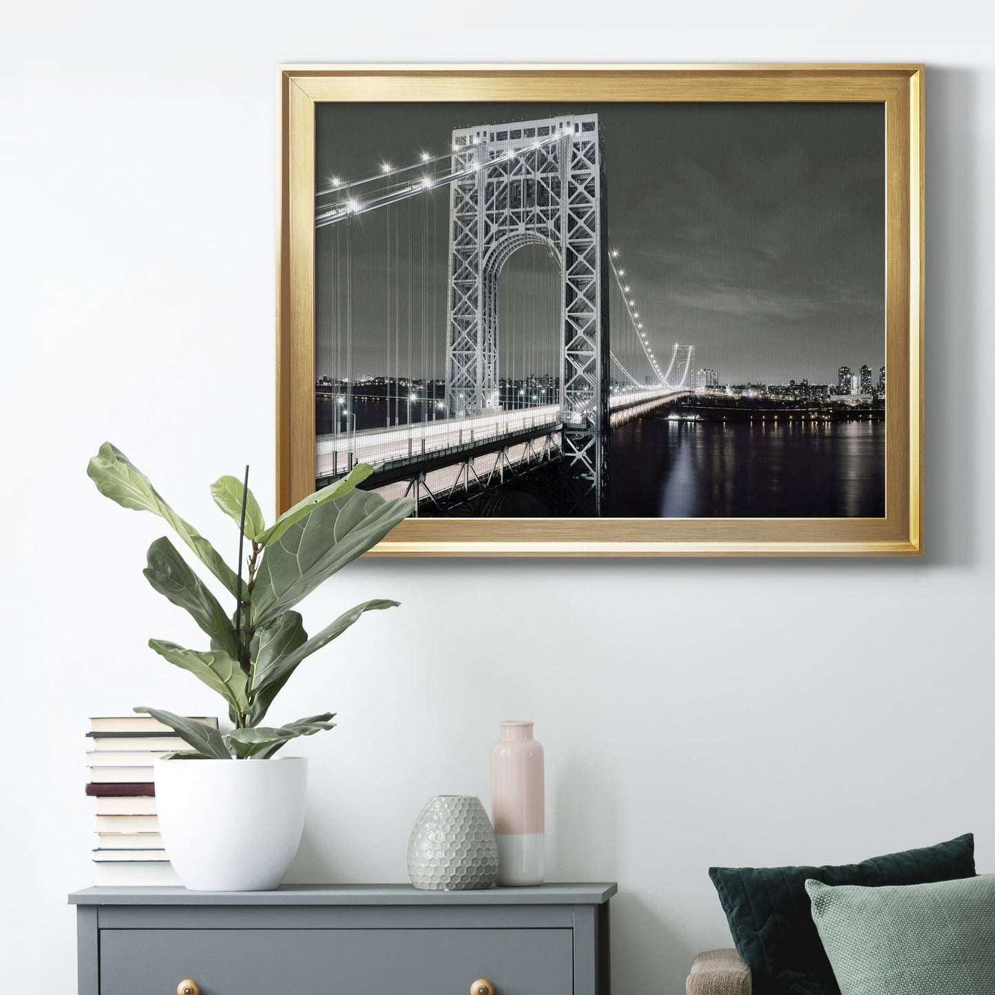 City Lights Premium Classic Framed Canvas - Ready to Hang