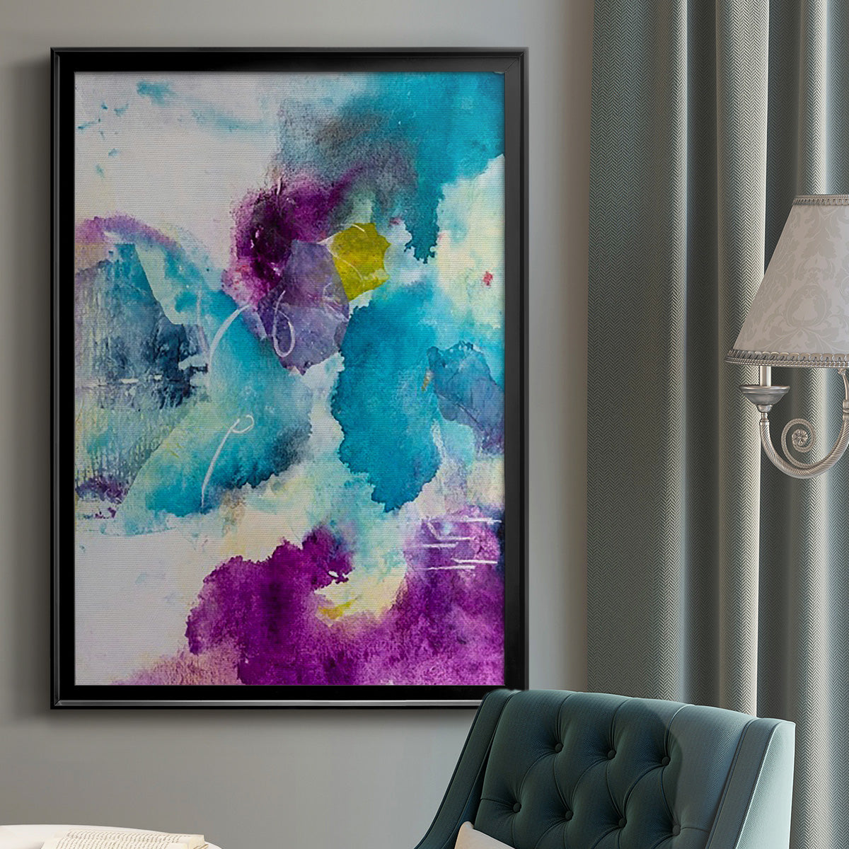 Dreaming I - Modern Framed Canvas Print
