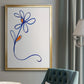 Wobbly Blooms I - Modern Framed Canvas Print