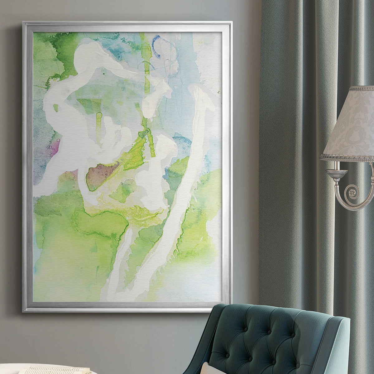 Rising Above II - Modern Framed Canvas Print