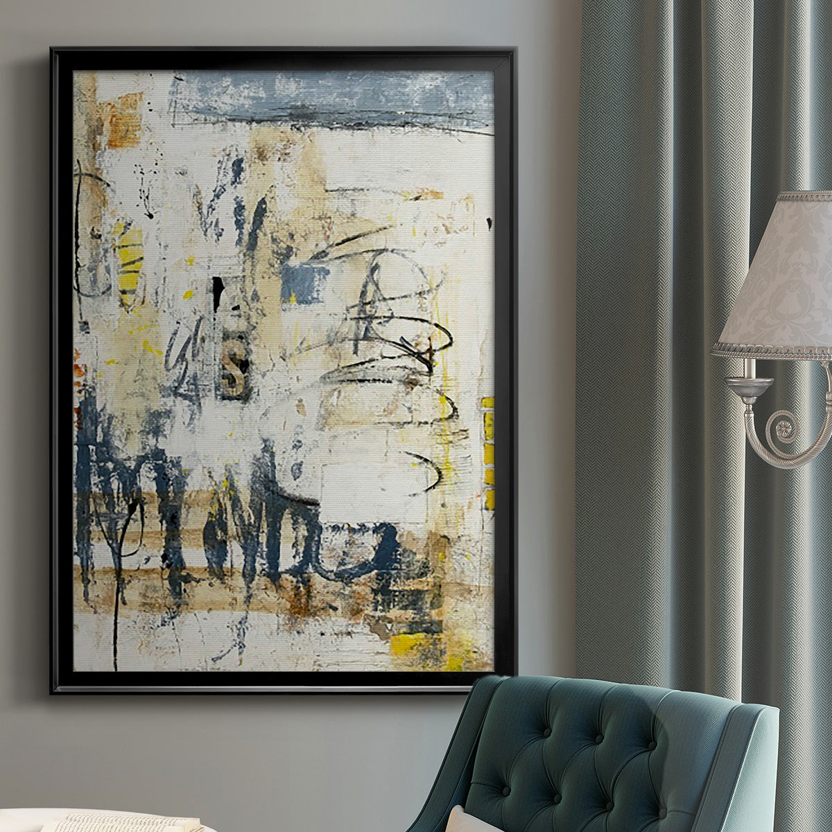 Urban Revival - Modern Framed Canvas Print