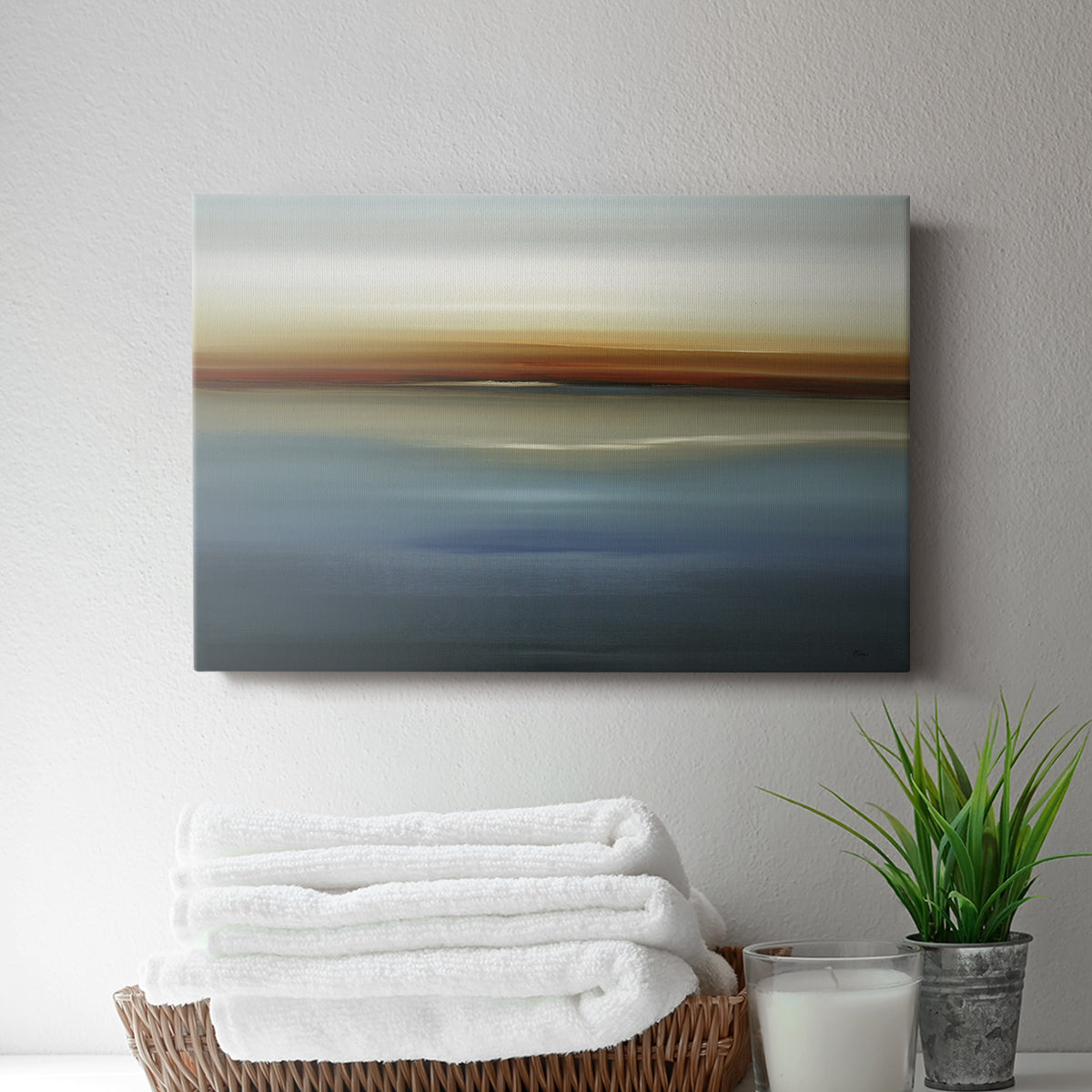 Beside the Blue II - Canvas Art Print