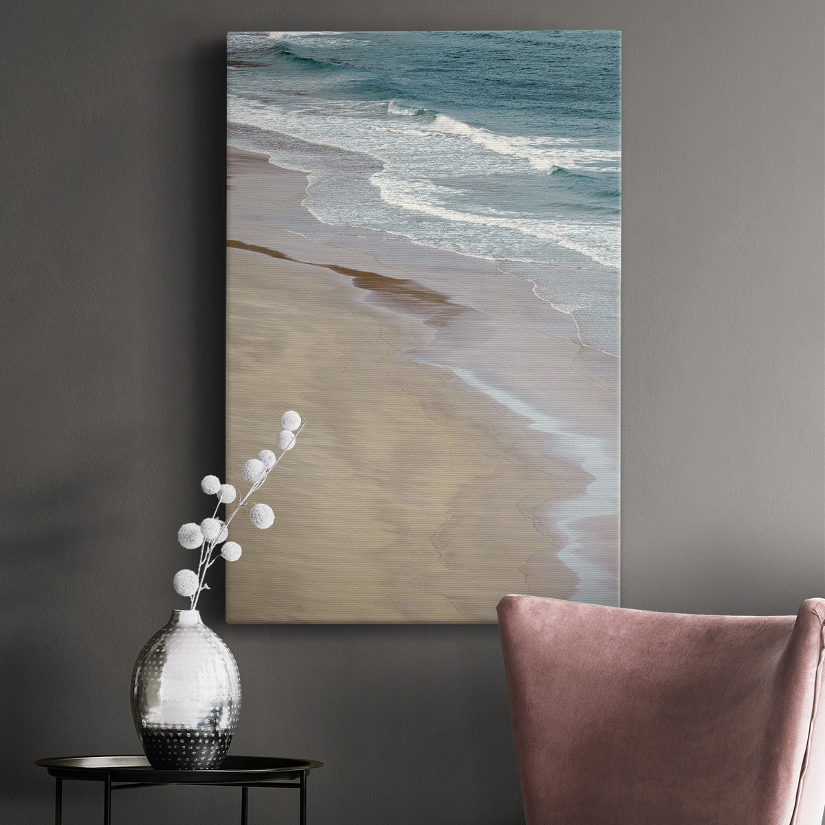 Low Tide Summer Premium Gallery Wrapped Canvas - Ready to Hang