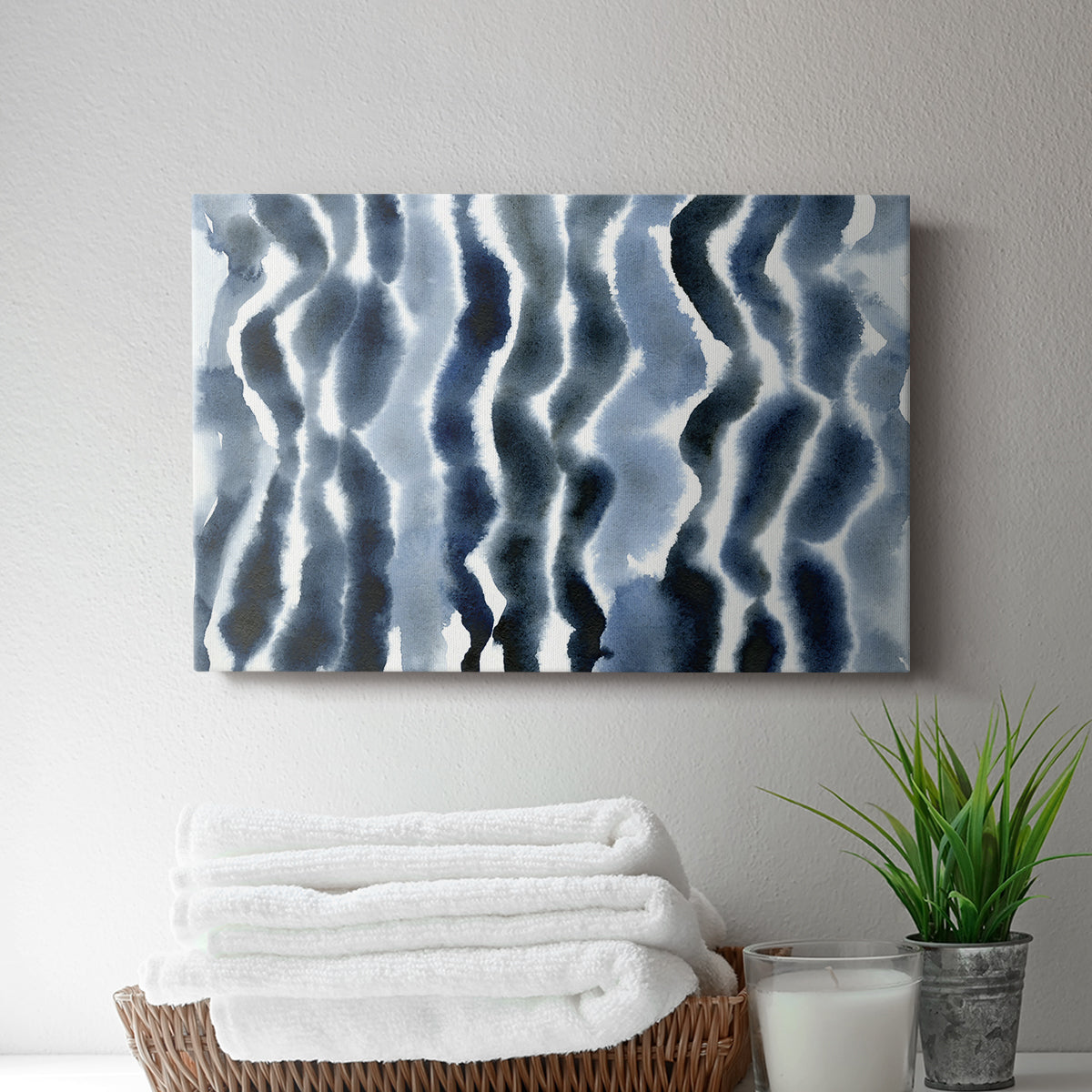 True Blue Wave I - Canvas Art Print