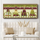 Happy Merry Joyous - Floater Framed Canvas Print
