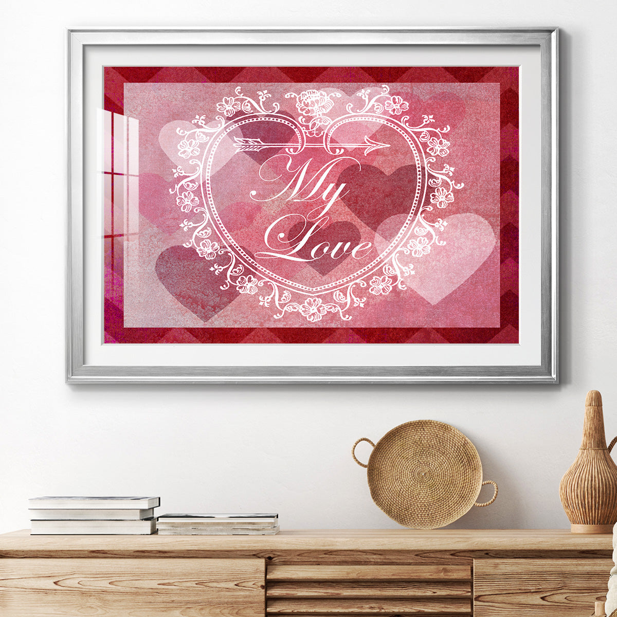 DIY Love Collection A - Modern Framed Art Print
