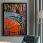 Cadmium Winter Solstice IV - Modern Framed Canvas Print