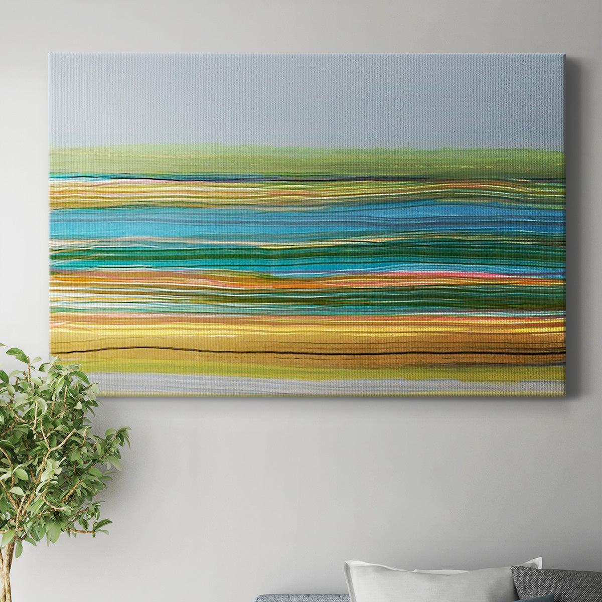 Parallel Striae II - Canvas Art Print