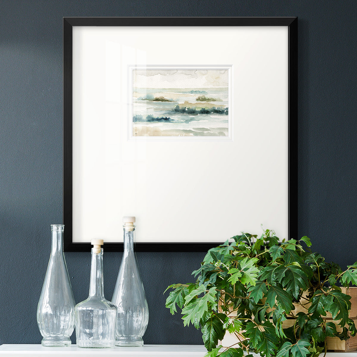 Pastel Panorama Premium Framed Print Double Matboard