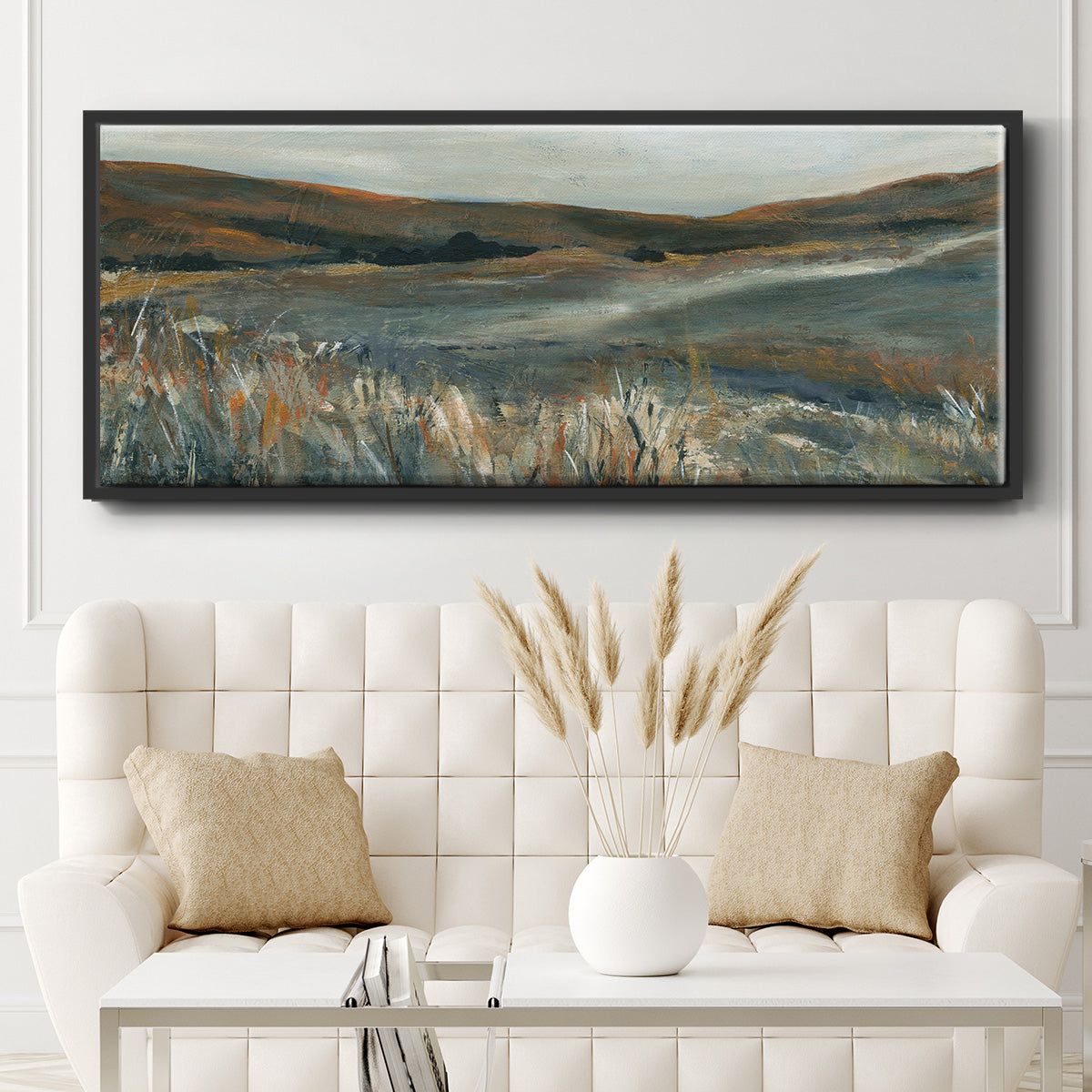 Copper Sunset - Floater Framed Canvas Print