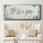 Let Love Grow - Floater Framed Canvas Print
