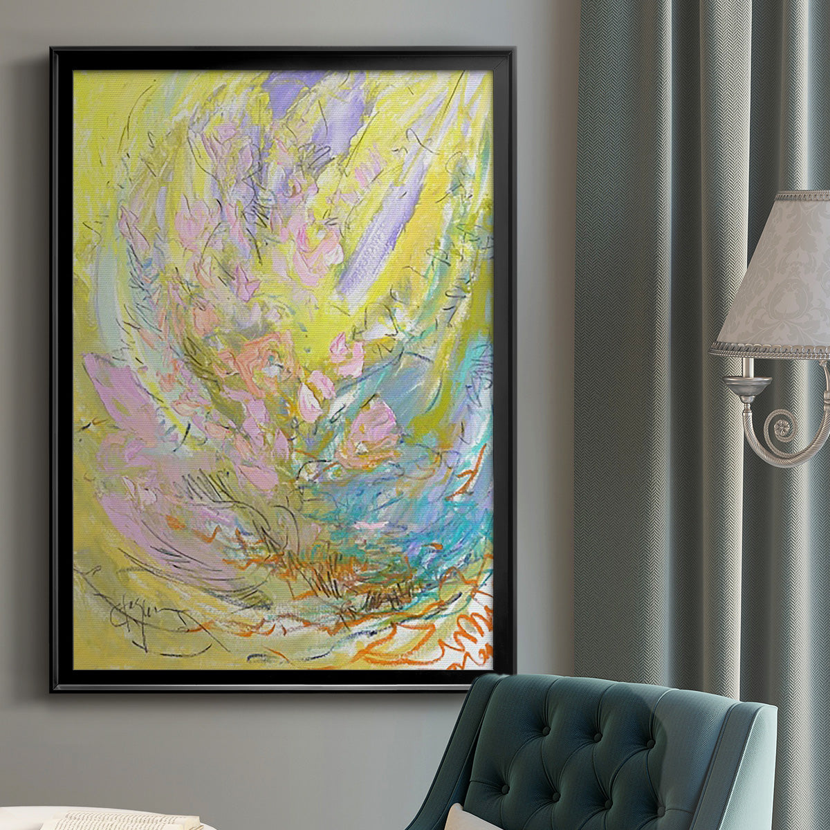 Approaching Equinox - Modern Framed Canvas Print